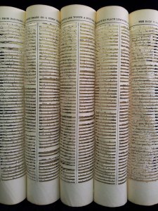 Wisdom - detail Jo Howe Book sculpture Book arts paper