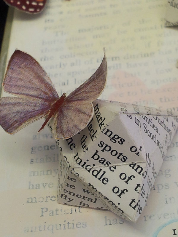 Butterfly Illustrated 2012 - Jo Howe Book Sculpture